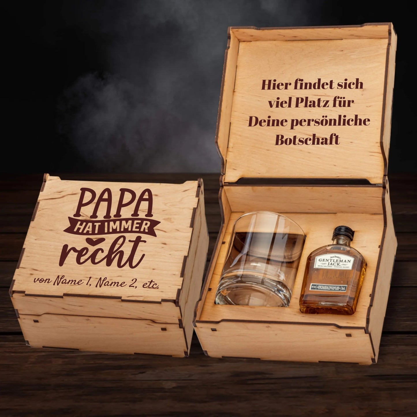 Jack Daniel´s Geschenkbox - Papa hat immer Recht