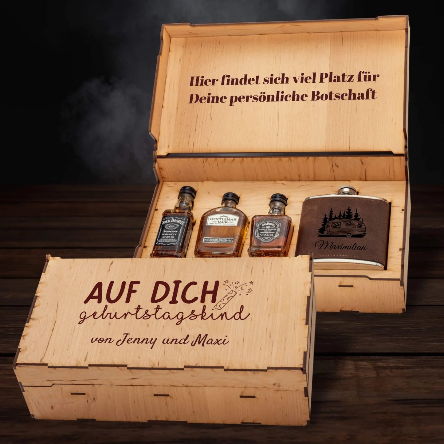 Jack Daniels Geschenkbox - Auf dich Geburtstagskind