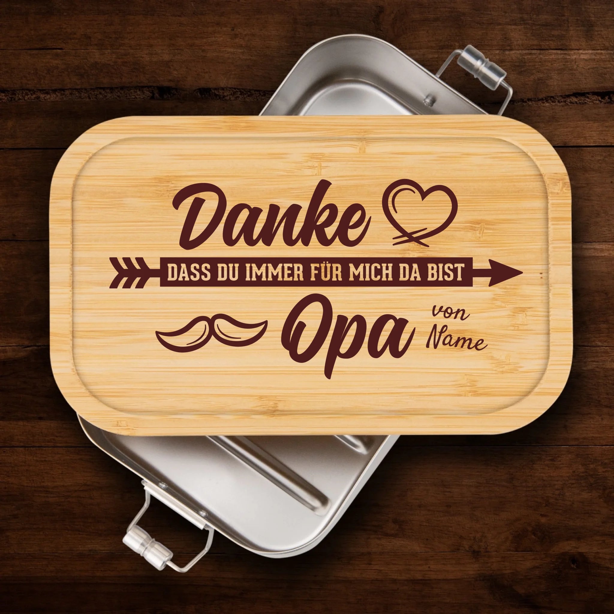 Brotzeitdose - Danke dass du immer für mich da bist Opa