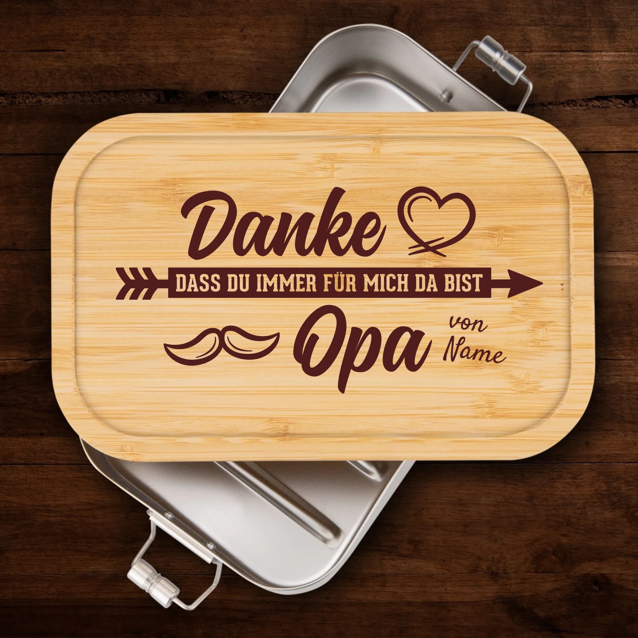 Brotzeitdose - Danke dass du immer für mich da bist Opa