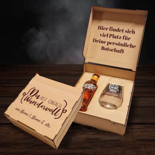 Aperol Spritz Geschenkbox - Du bist einfach wundervoll - Drink4friends - drink4friends