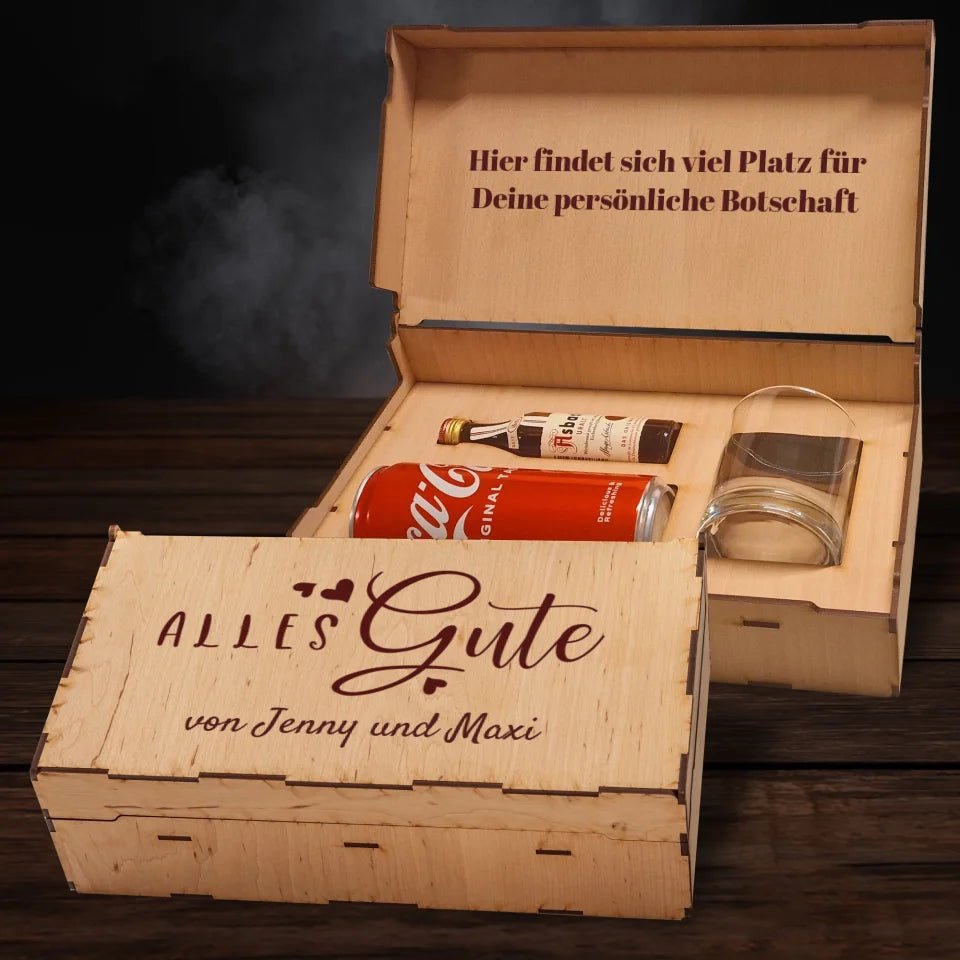 Asbach Geschenkbox - Alles Gute - Customizer - drink4friends