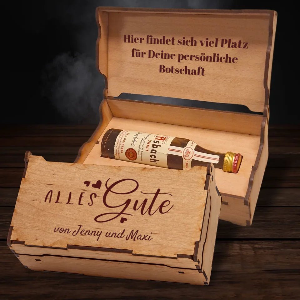 Asbach Geschenkbox - Alles Gute - Customizer - drink4friends