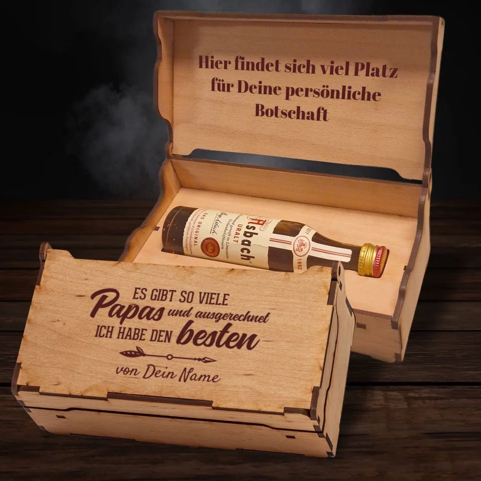 Asbach Geschenkbox - Ausgerechnet ich habe den besten Papa - Customizer - drink4friends