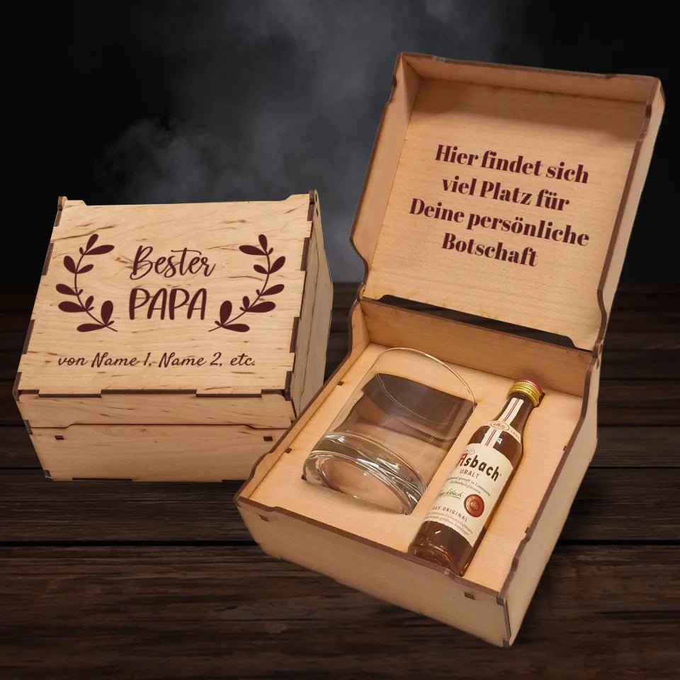 Asbach Geschenkbox - Bester Papa - Customizer - drink4friends