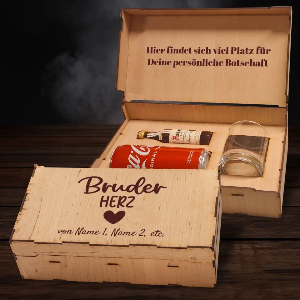 Asbach Geschenkbox - Bruderherz - Customizer - drink4friends