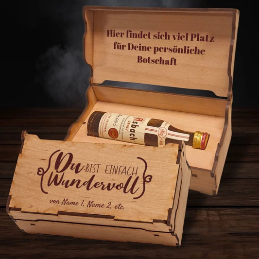 Asbach Geschenkbox - Du bist einfach wundervoll - Customizer - drink4friends