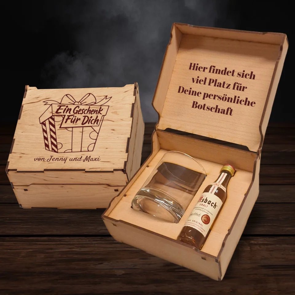 Asbach Geschenkbox - Ein Geschenk für dich - Customizer - drink4friends