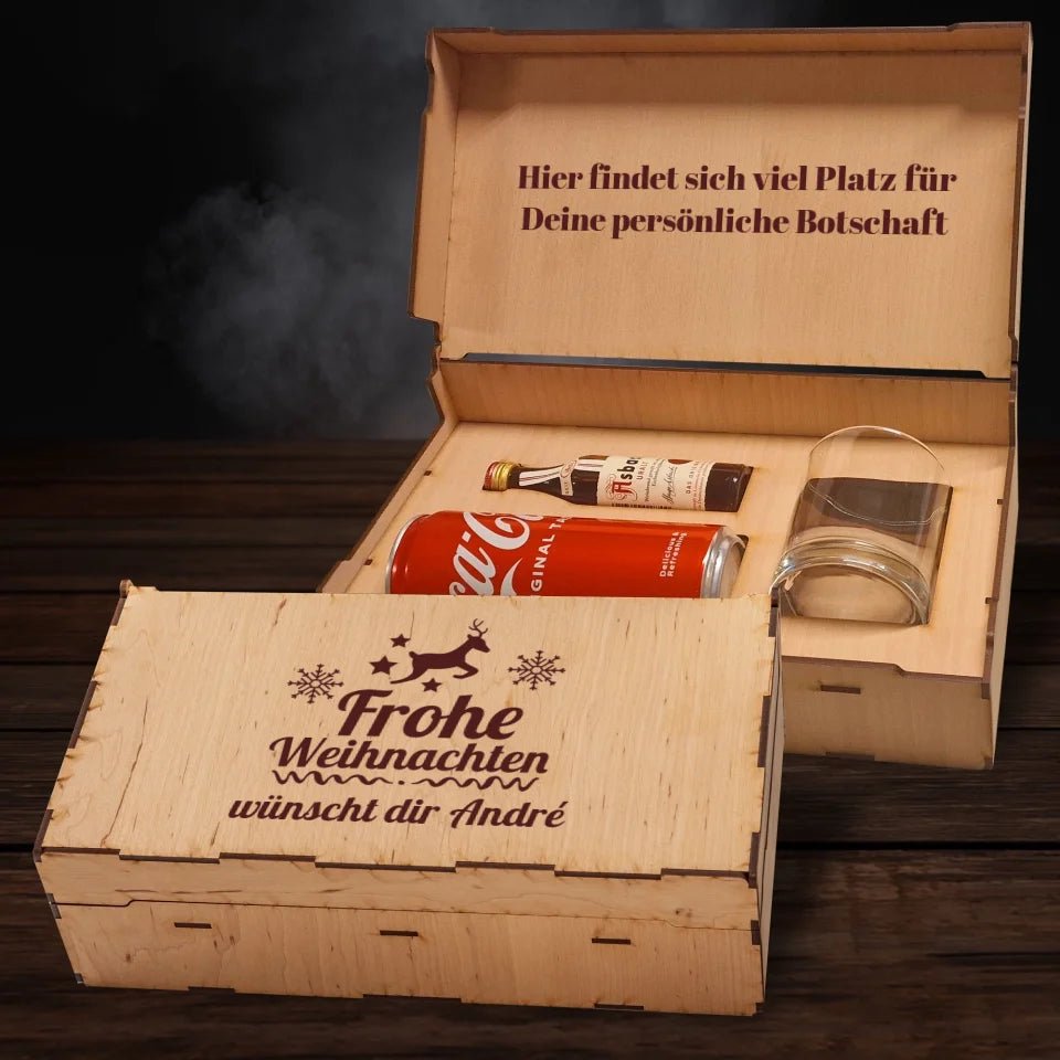 Asbach Geschenkbox - Frohe Weihnachten 2 - Customizer - drink4friends