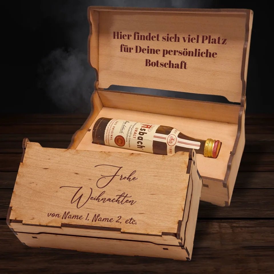 Asbach Geschenkbox - Frohe Weihnachten 3 - Customizer - drink4friends