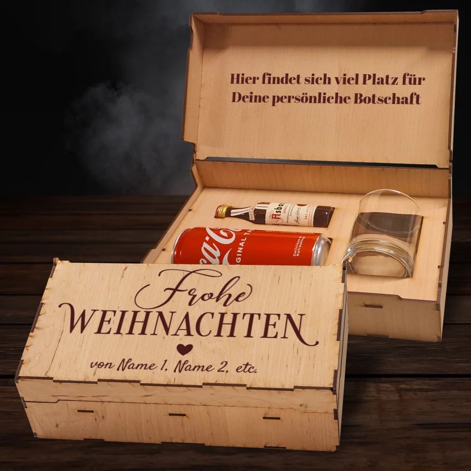 Asbach Geschenkbox - Frohe Weihnachten Traditional - Customizer - drink4friends