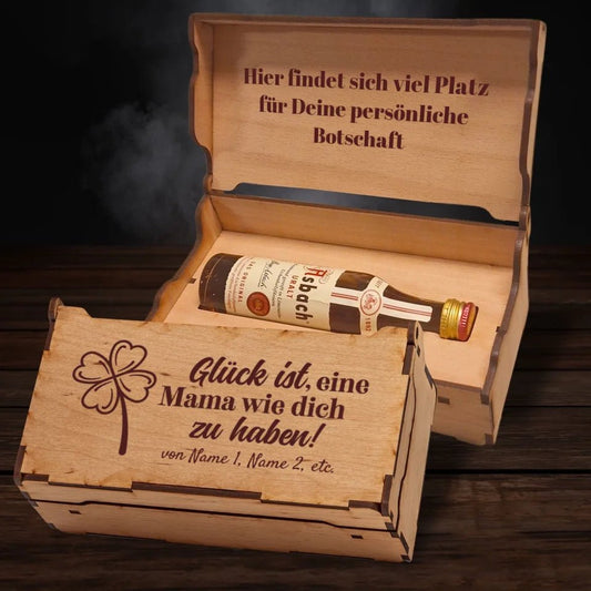 Asbach Geschenkbox - Glück ist eine Mama wie dich zu haben - Customizer - drink4friends