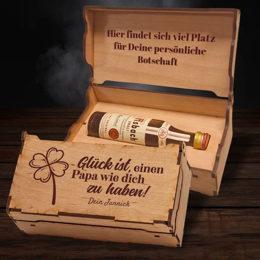 Asbach Geschenkbox - Glück ist einen Papa wie dich zu haben - Customizer - drink4friends