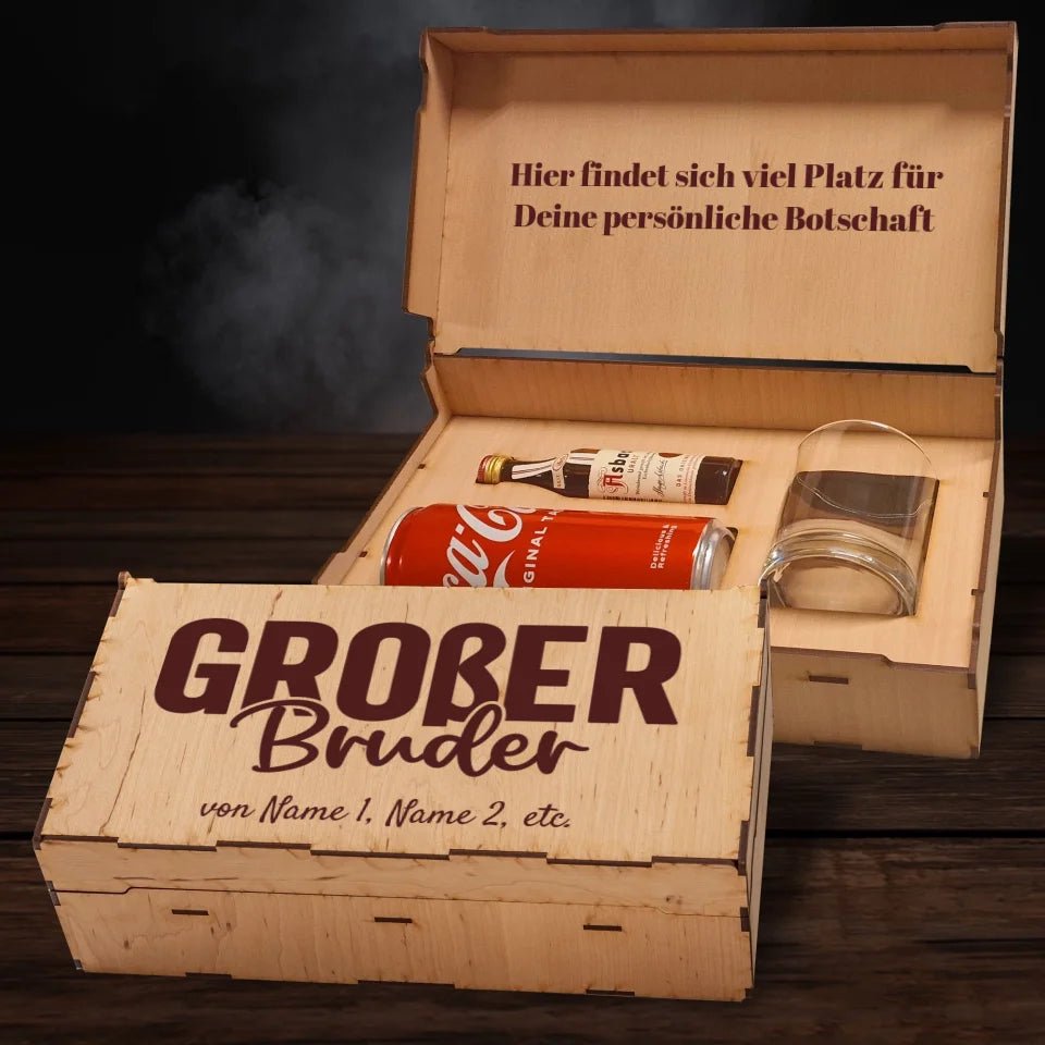 Asbach Geschenkbox - Großer/Kleiner Bruder - Customizer - drink4friends