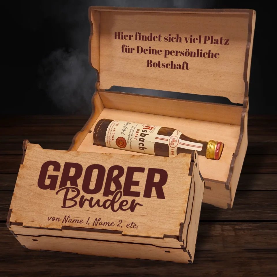 Asbach Geschenkbox - Großer/Kleiner Bruder - Customizer - drink4friends