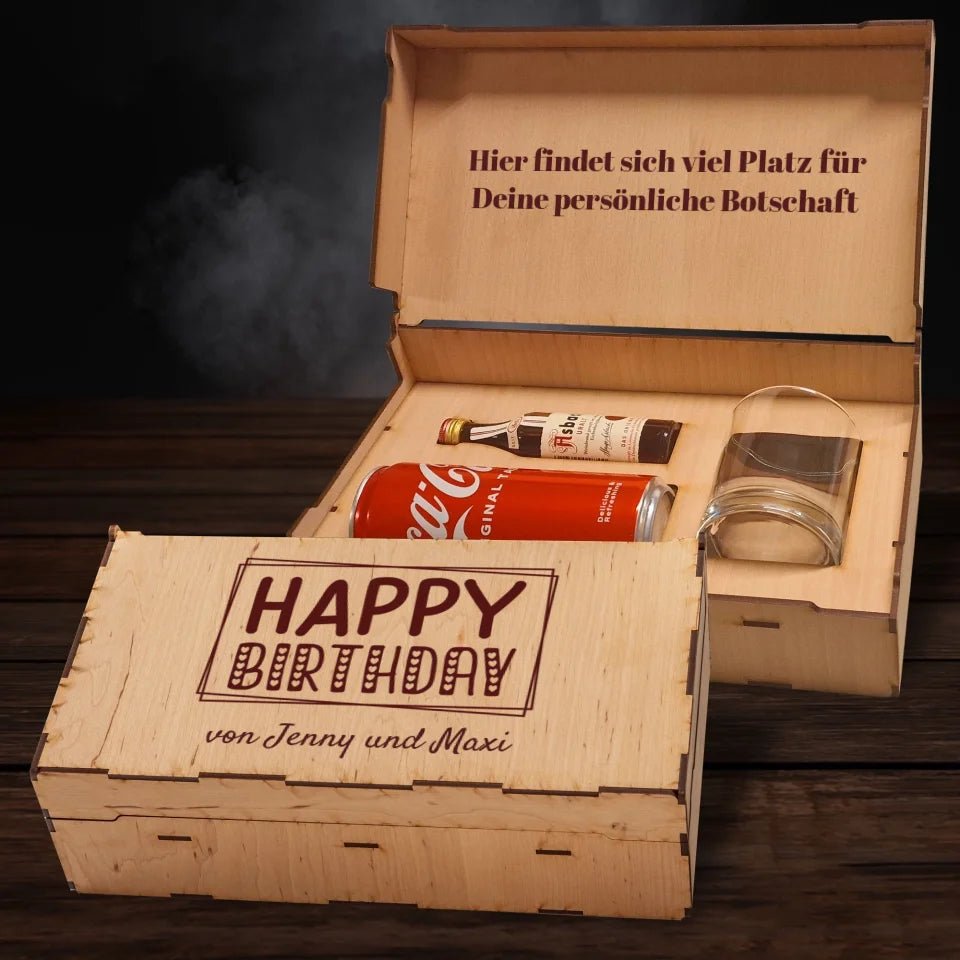 Asbach Geschenkbox - Happy Birthday - Customizer - drink4friends