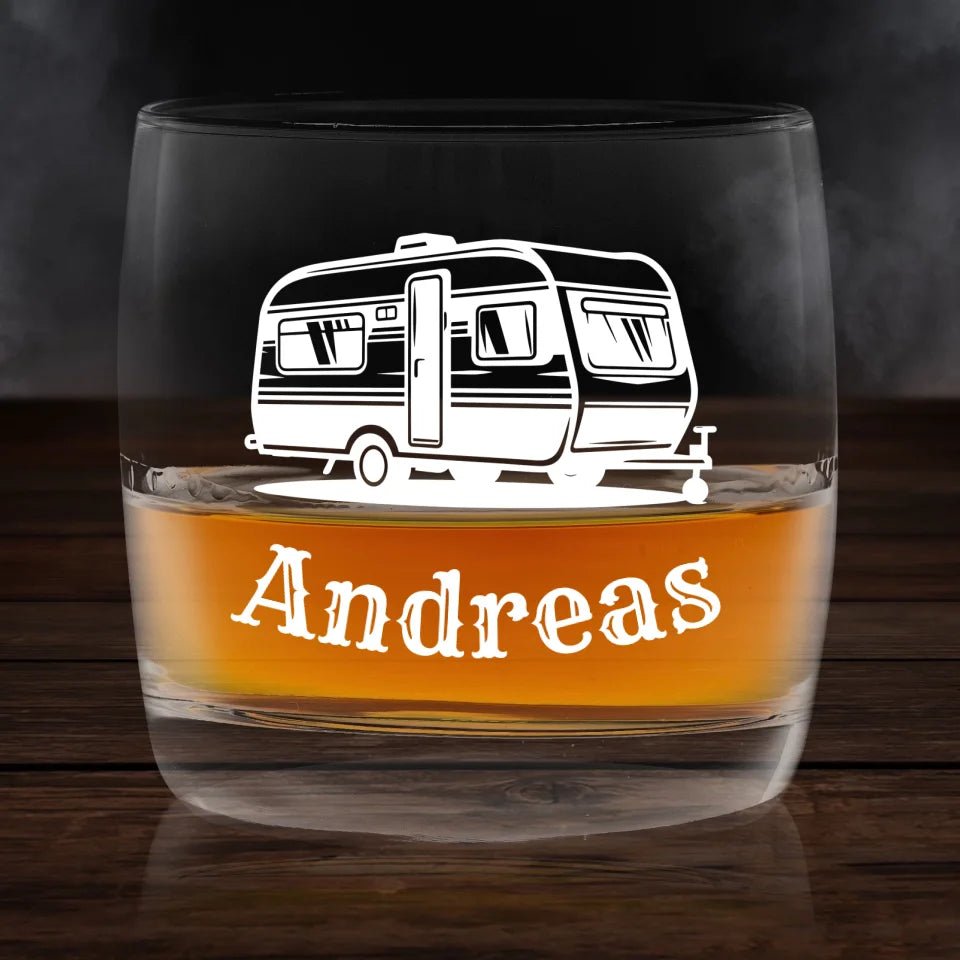 Graviertest Glas - Caravan 5 - Customizer - drink4friends