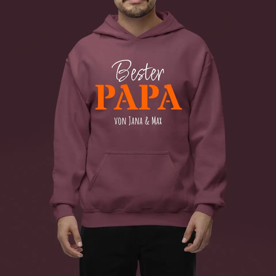 Hoodie - Bester Papa - Personalisierbar - Customizer - drink4friends