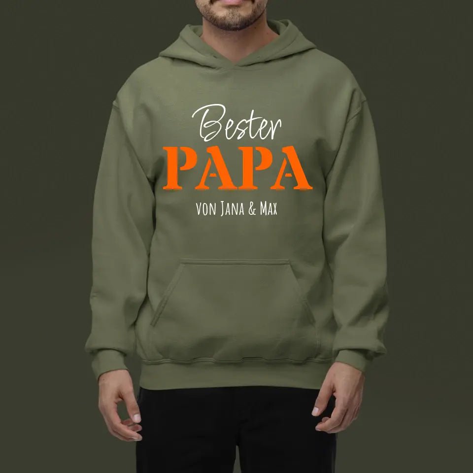 Hoodie - Bester Papa - Personalisierbar - Customizer - drink4friends