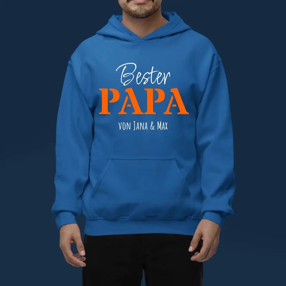 Hoodie - Bester Papa - Personalisierbar - Customizer - drink4friends