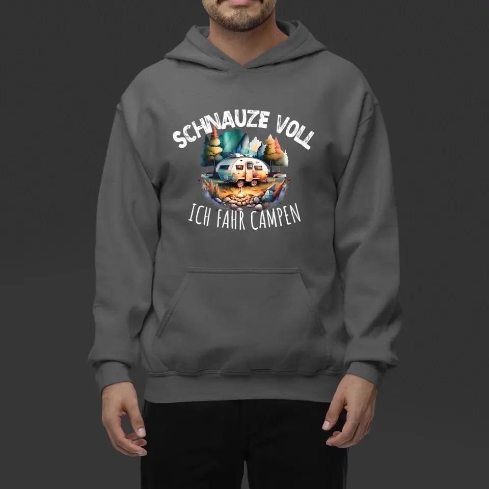 Hoodie - Schnauze voll ich fahr campen v.2.0 - Customizer - drink4friends