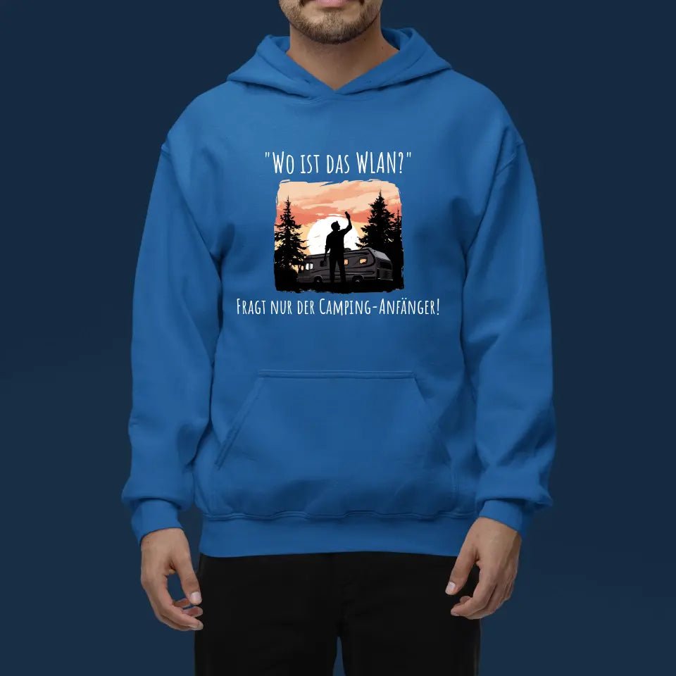 Hoodie - Wo ist das WLAN? - Customizer - drink4friends