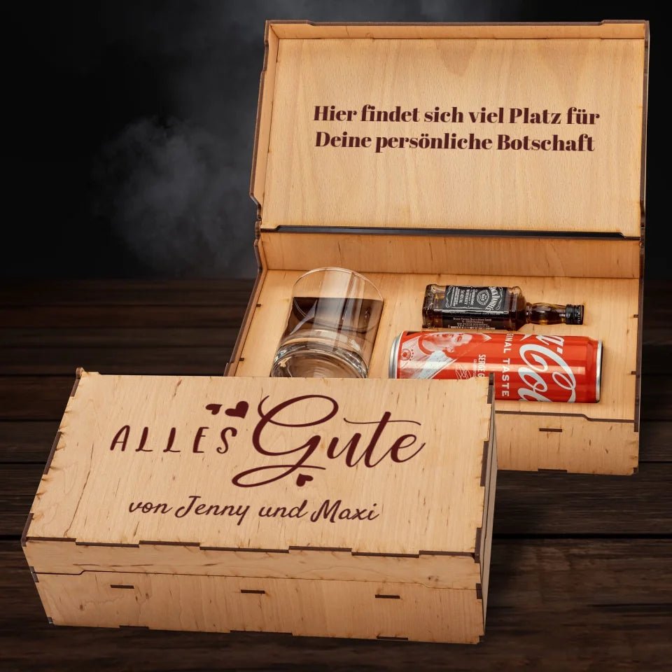 Jack Daniels Geschenkbox - Alles Gute - Customizer - drink4friends