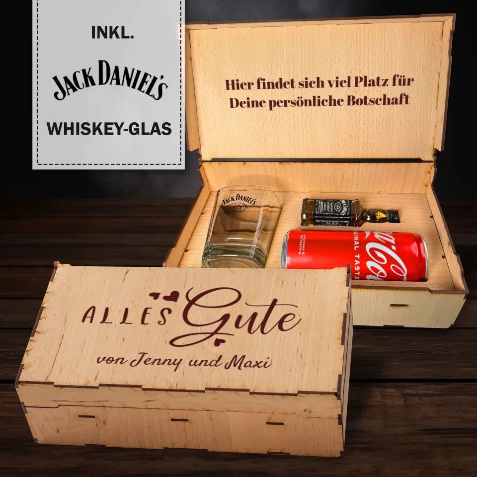 Jack Daniels Geschenkbox - Alles Gute - Customizer - drink4friends