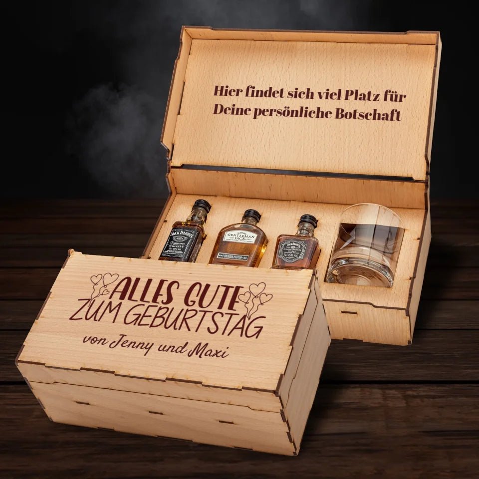 Jack Daniels Geschenkbox - Alles gute zum Geburtstag - Customizer - drink4friends