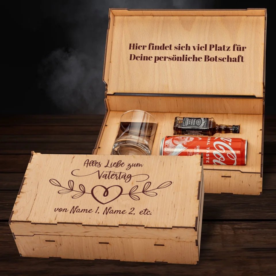 Jack Daniel´s Geschenkbox - Alles Liebe zum Vatertag - Customizer - drink4friends