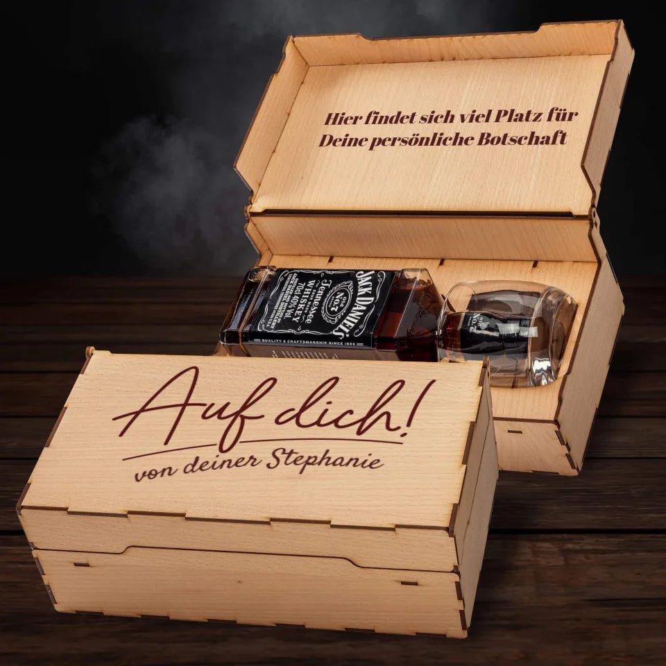 Jack Daniels Geschenkbox - Auf dich - Customizer - drink4friends