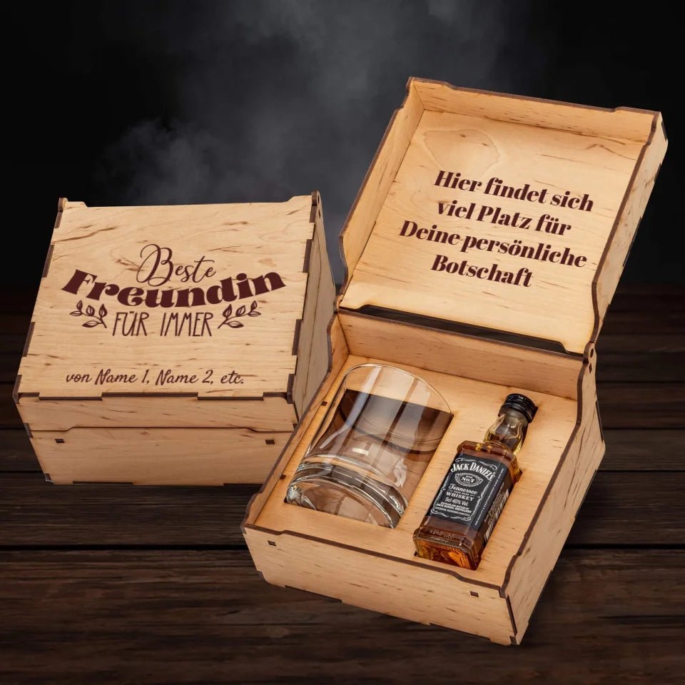 Jack Daniel´s Geschenkbox - Beste Freundin - Customizer - drink4friends