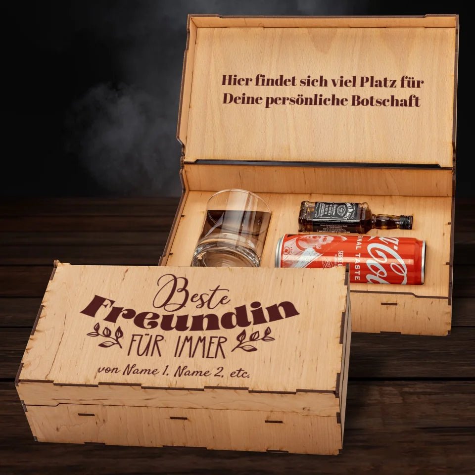 Jack Daniel´s Geschenkbox - Beste Freundin - Customizer - drink4friends