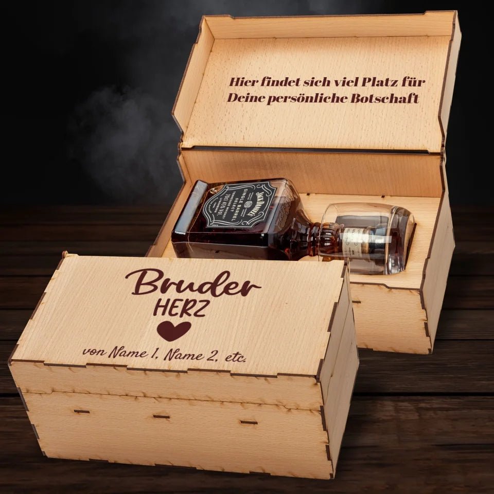 Jack Daniel´s Geschenkbox - Bruderherz - Customizer - drink4friends