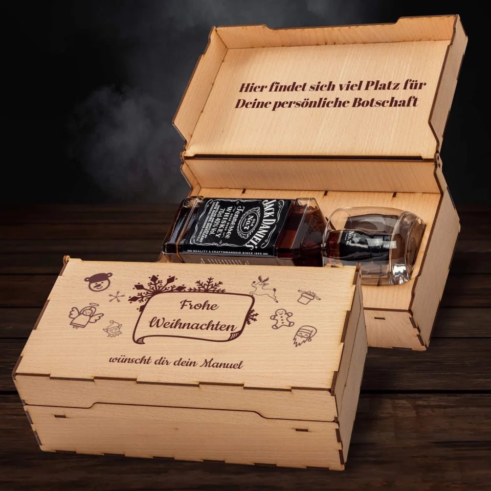 Jack Daniel´s Geschenkbox - Christmas frame - Customizer - drink4friends