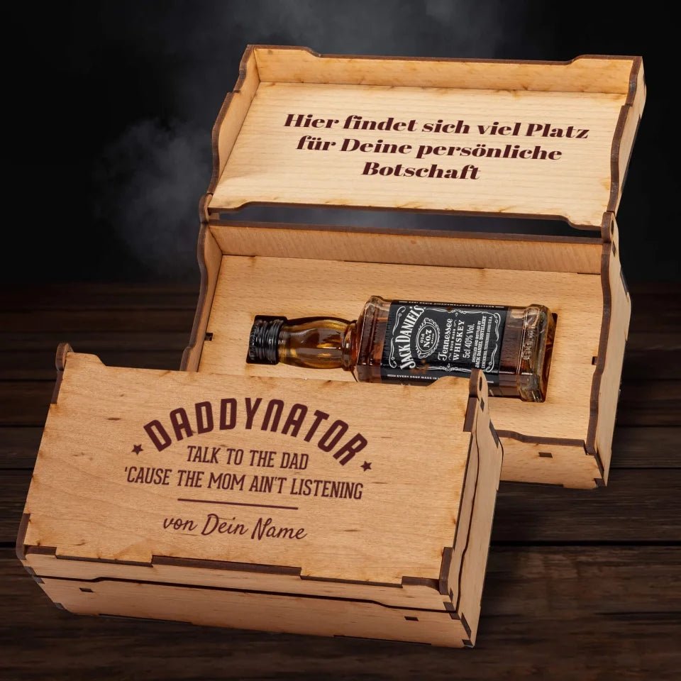 Jack Daniel´s Geschenkbox - Daddynator - Customizer - drink4friends