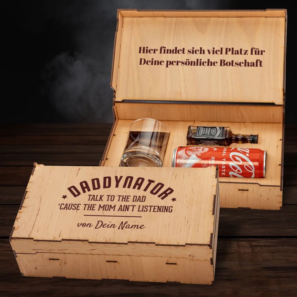 Jack Daniel´s Geschenkbox - Daddynator - Customizer - drink4friends