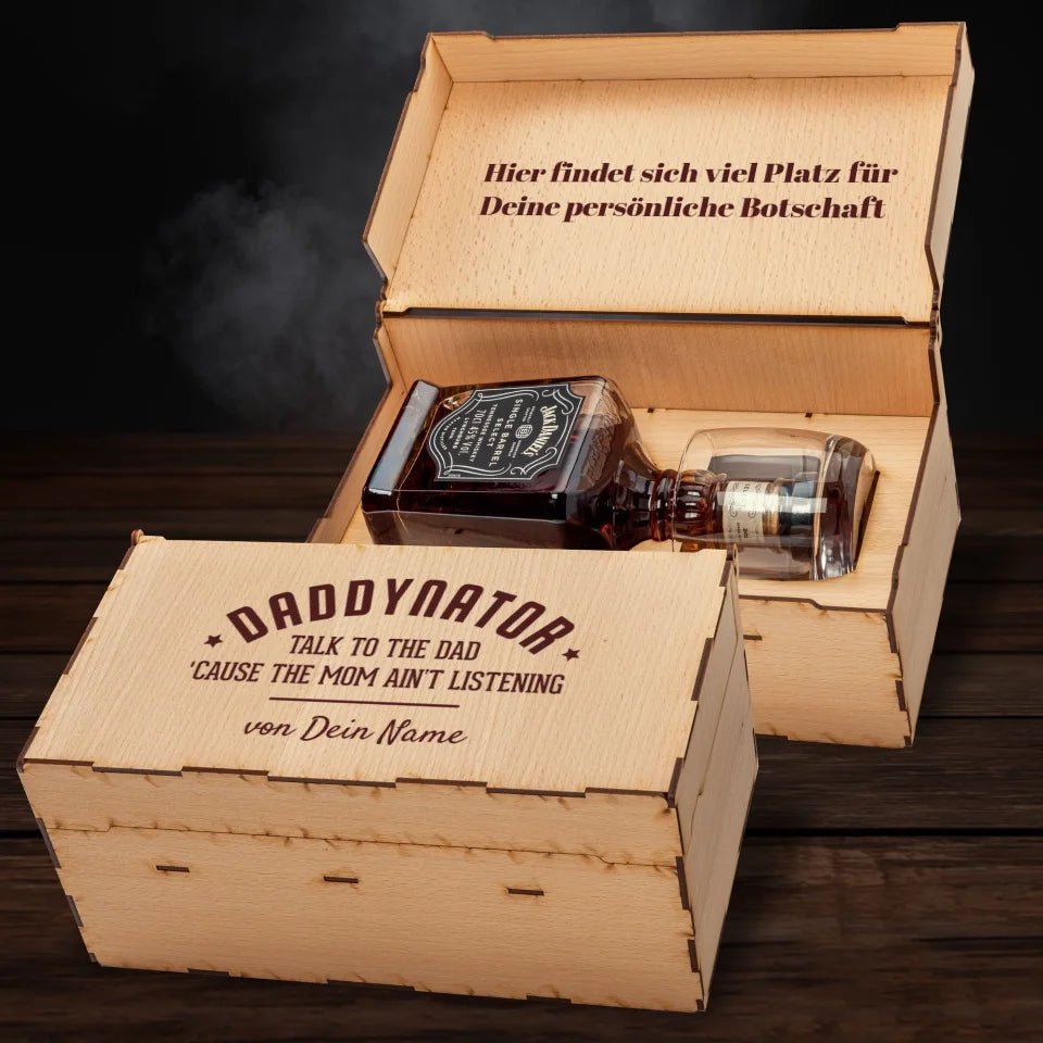 Jack Daniel´s Geschenkbox - Daddynator - Customizer - drink4friends