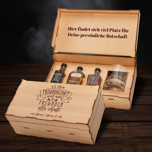 Jack Daniel´s Geschenkbox - Es heisst Freundschaft... - Customizer - drink4friends