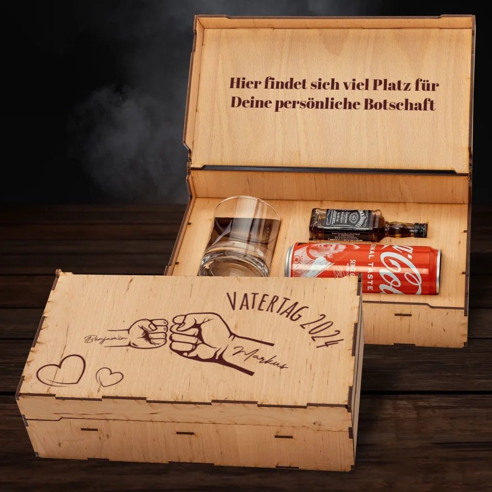 Jack Daniel´s Geschenkbox - Family Fist Bump - Customizer - drink4friends