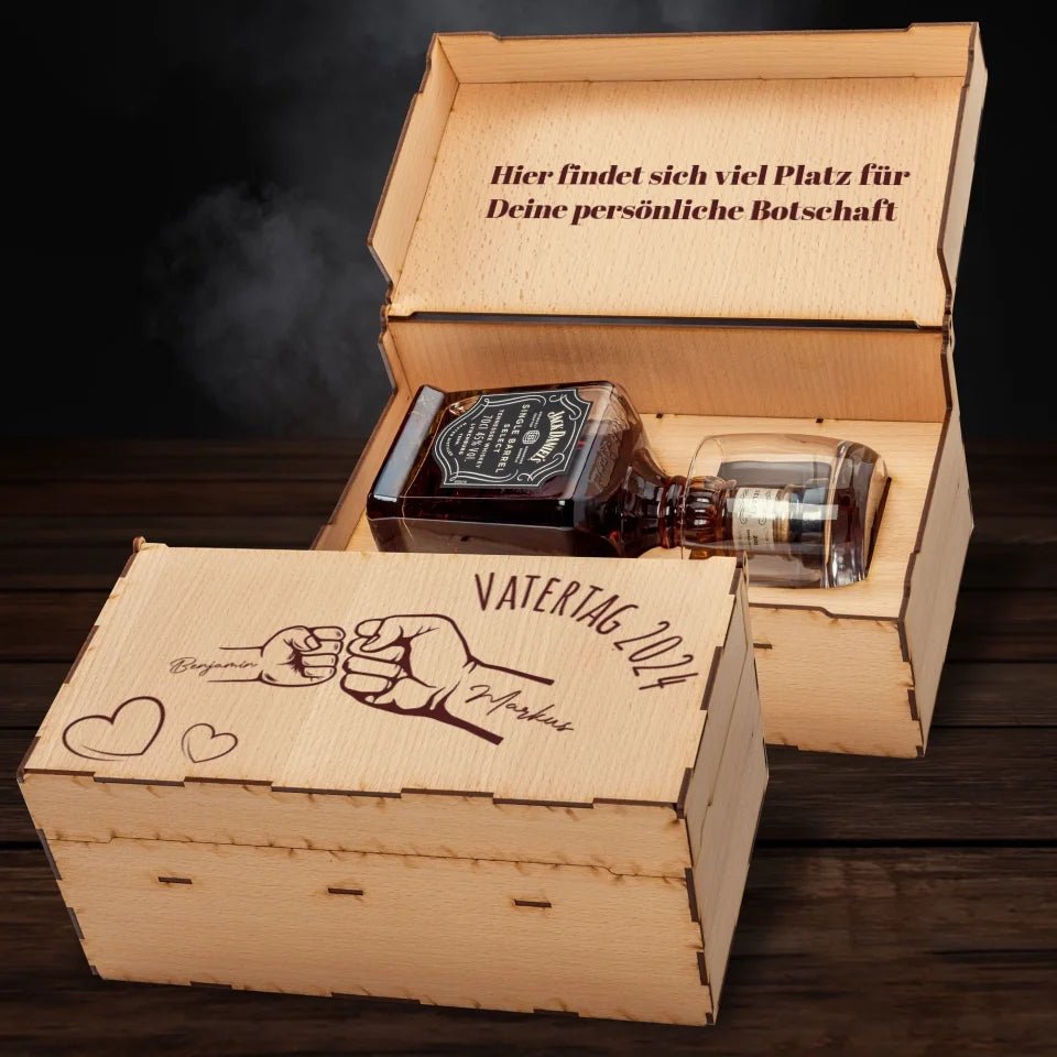 Jack Daniel´s Geschenkbox - Family Fist Bump - Customizer - drink4friends