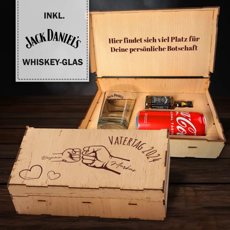 Jack Daniel´s Geschenkbox - Family Fist Bump - Customizer - drink4friends