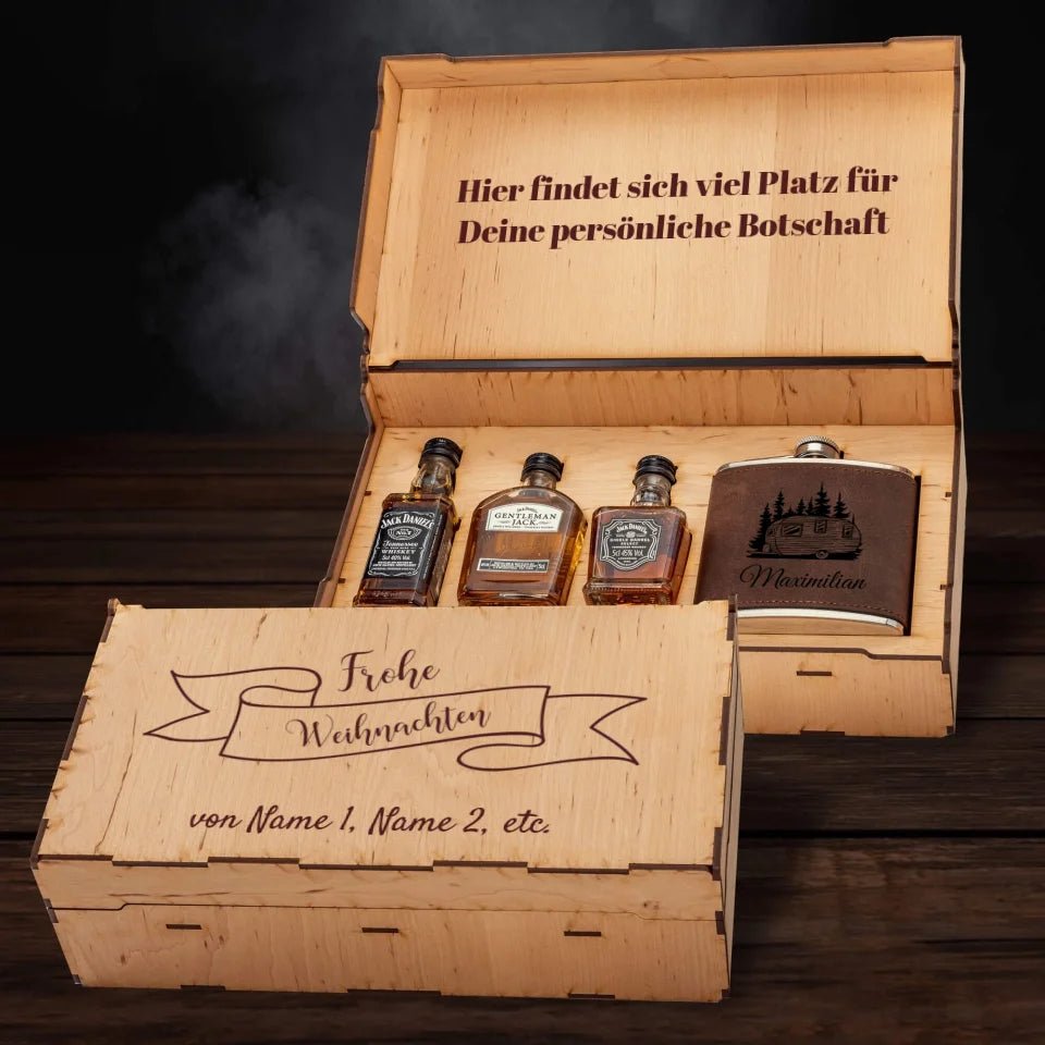 Jack Daniel´s Geschenkbox - Frohe Weihnachten 10 - Customizer - drink4friends