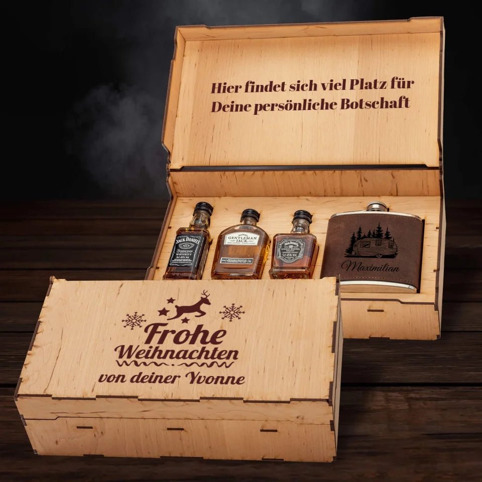 Jack Daniel´s Geschenkbox - Frohe Weihnachten 2 - Customizer - drink4friends