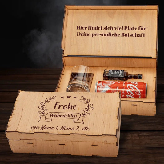 Jack Daniel´s Geschenkbox - Frohe Weihnachten 4 - Customizer - drink4friends