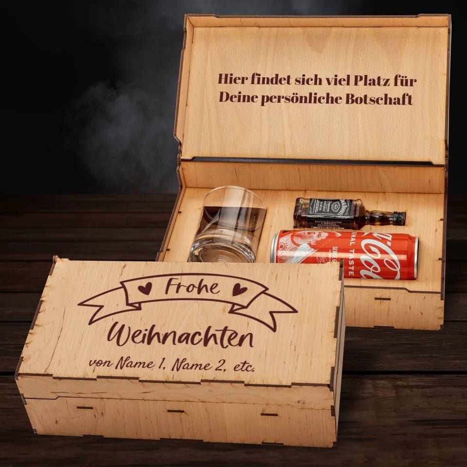 Jack Daniel´s Geschenkbox - Frohe Weihnachten 7 - Customizer - drink4friends