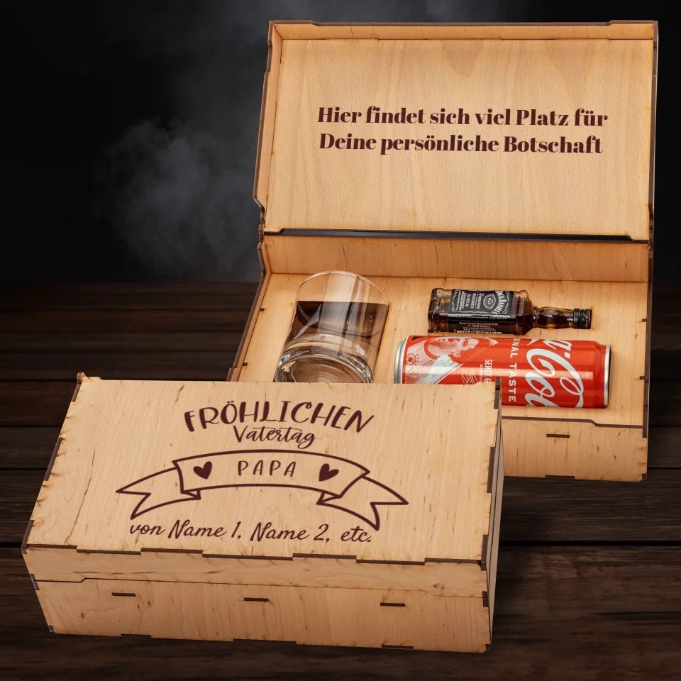 Jack Daniel´s Geschenkbox - Fröhlichen Vatertag - Customizer - drink4friends