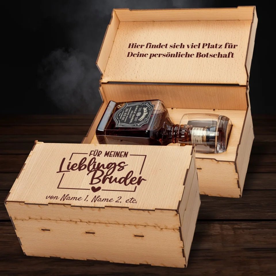 Jack Daniel´s Geschenkbox - Für meinen Lieblingsbruder - Customizer - drink4friends