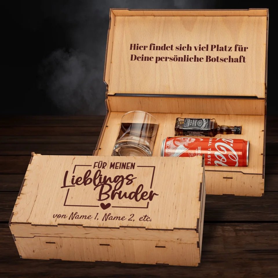 Jack Daniel´s Geschenkbox - Für meinen Lieblingsbruder - Customizer - drink4friends