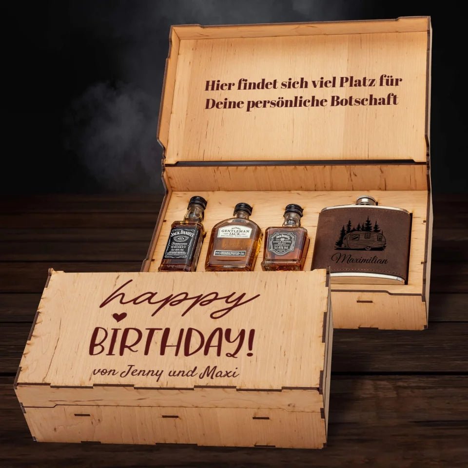 Jack Daniels Geschenkbox - happy Birthday - Customizer - drink4friends